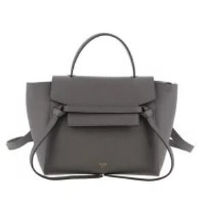 Celine Belt Bag Grained Calfskin Gray